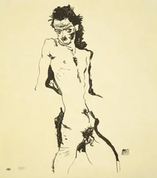 Male Nude (Self-Portrait)